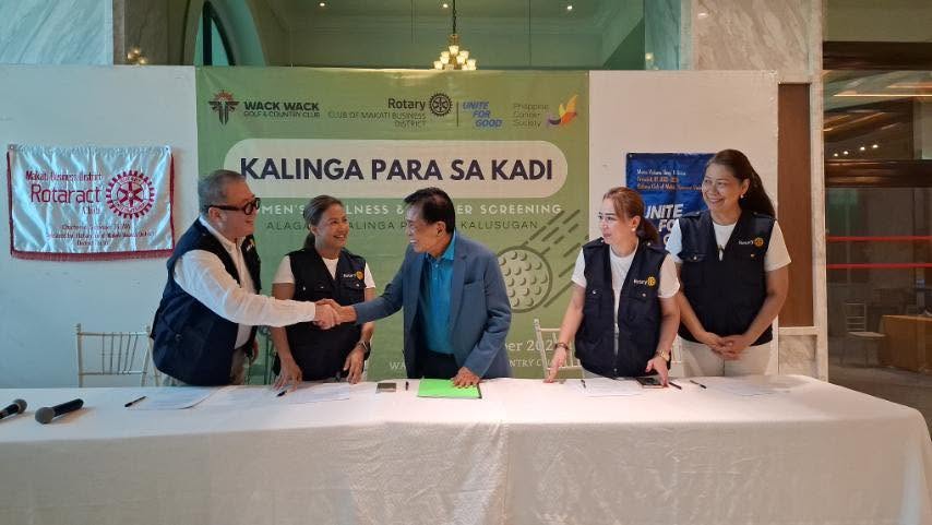 KALINGA PARA SA KADI NG WACK WACK GOLF AND COUNTRY CLUB MOA SIGNING
